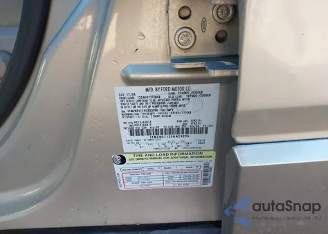 2005 Ford Freestyle Se из США, поврежденный, VIN 1FMZK01125GA23296